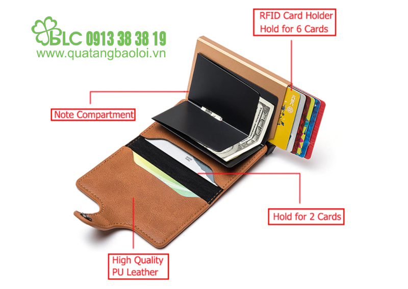 Ví đựng thẻ cao cấp tiện dụng, là món quà ý nghĩa