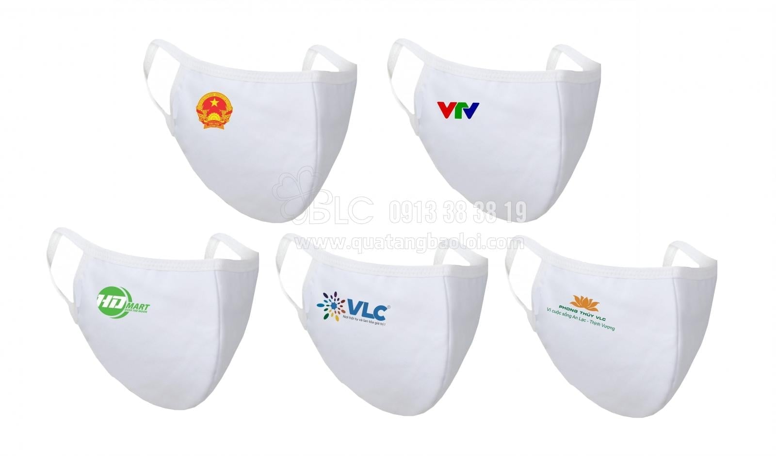 Sản phẩm khẩu trang vải in logo tại Quà Tặng Bảo Lợi