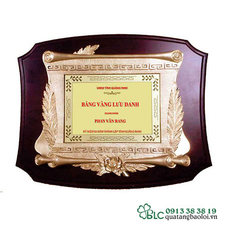 Cung cấp bảng vinh danh, kỉ niệm chương gỗ đồng tại Hải Phòng