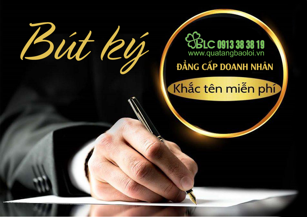 Bút kí khắc tên theo yêu cầu - Quà tặng doanh nhân trong những dịp đặc biệt
