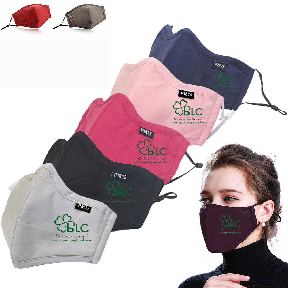 Khẩu trang kháng khuẩn in logo tại Quà Tặng Bảo Lợi