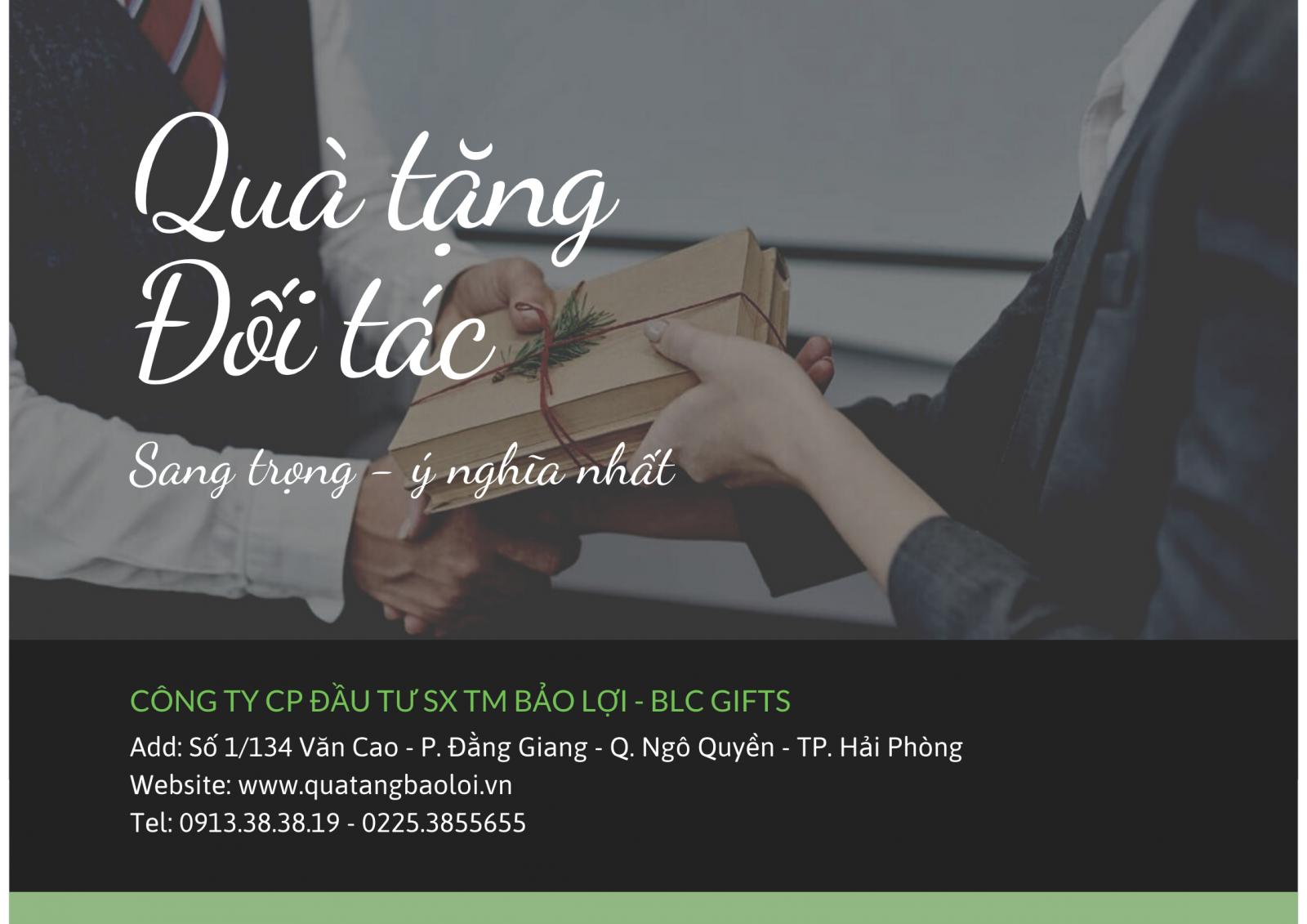 Quà tặng Bảo Lợi - Cung cấp quà tặng đối tác sang trọng, ý nghĩa